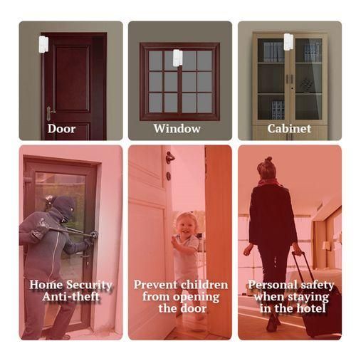 433Mhz Wireless Magnetic Door Sensor Door Window Alarm Home