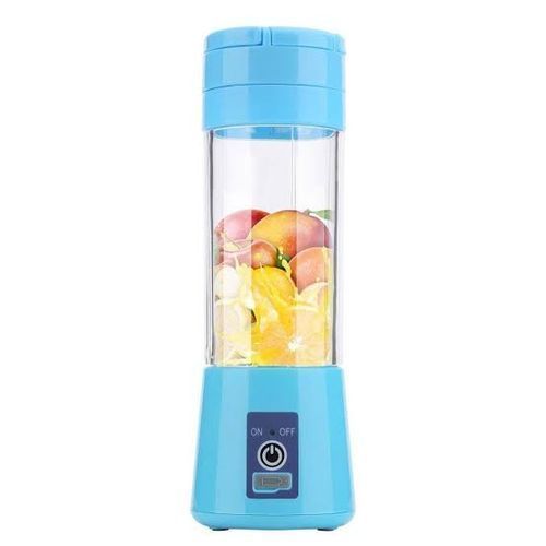 Mini Portable Rechargeable Ice Crusher 380ml- Blue