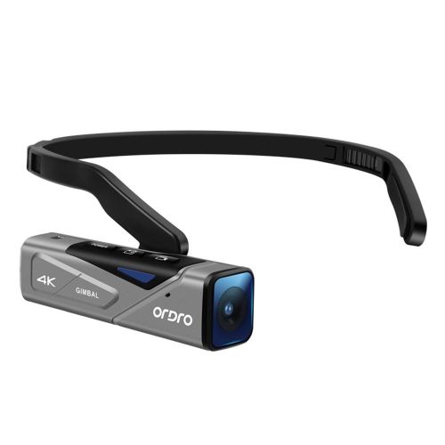 ORDRO EP7 Head Wearable 4K 60fps Video Camera with Remote Control - grey My