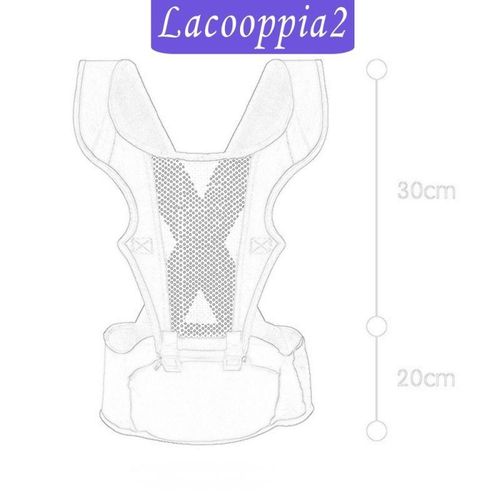Lacooppia2 Baby Shoulder Carrier Ergonomic Baby Front Inward and Back Carry