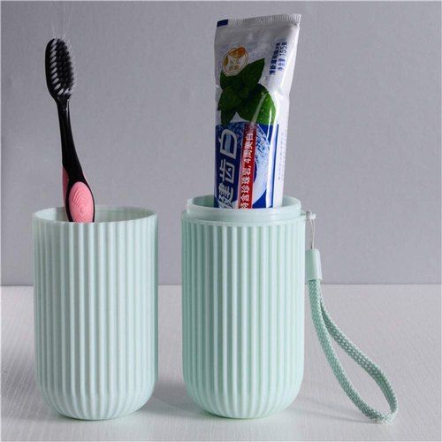 Portable Toothbrush Paste Cap Case Storage, Colors May Vary.
