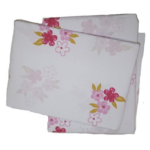 5x6 Floral Bedsheets + 2 Pillowcases - Multicolour