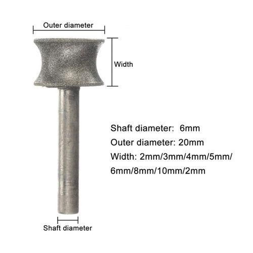Diamond Grinding Wheel for Glass Airplane Straight Edge