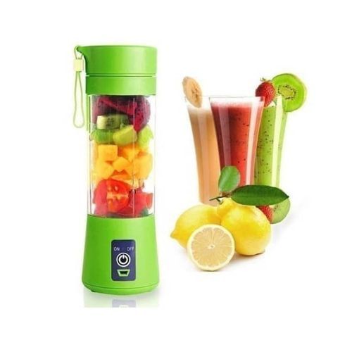 Mini Portable Rechargeable Blender, 380ml - Green