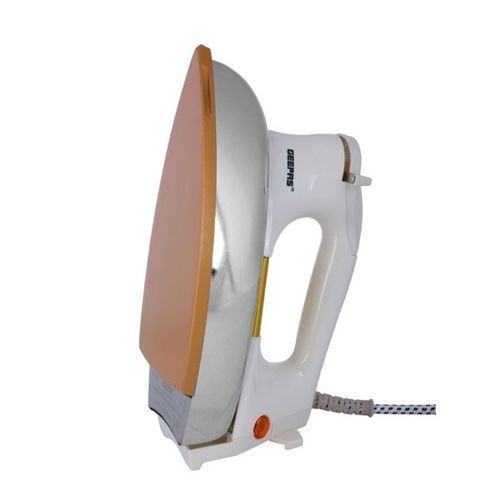 Geepas Heavy Weight Dry Iron Non Stick Sole Plate With Temperature Control