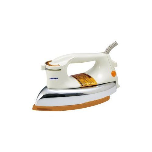 Geepas Heavy Weight Dry Iron Non Stick Sole Plate With Temperature Control