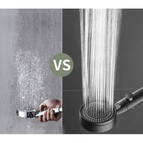 Pressurized Showerhead - Black