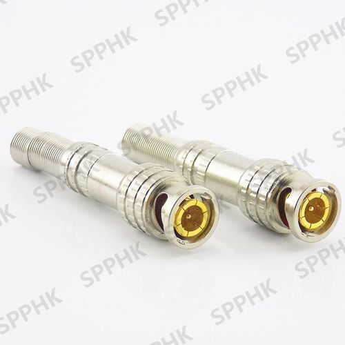 5pcs Twist-on BNC Male Adapter CCTV Accessories Coaxial RG59 Twist Spring BNC Connector Jack Camera Surveillance  PHK