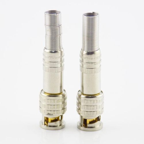 5pcs Twist-on BNC Male Adapter CCTV Accessories Coaxial RG59 Twist Spring BNC Connector Jack Camera Surveillance  PHK