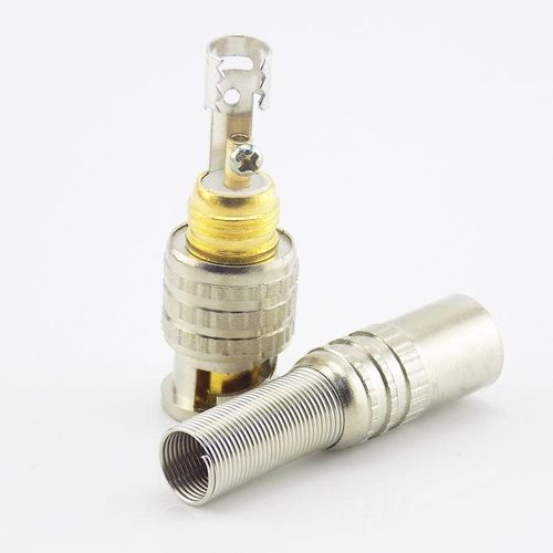 5pcs Twist-on BNC Male Adapter CCTV Accessories Coaxial RG59 Twist Spring BNC Connector Jack Camera Surveillance  PHK