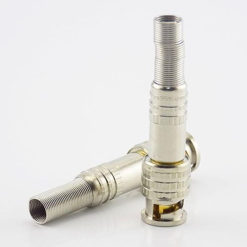 5pcs Twist-on BNC Male Adapter CCTV Accessories Coaxial RG59 Twist Spring BNC Connector Jack Camera Surveillance  PHK