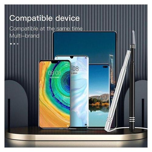 5.5mm Smart Visual Ear Cleaner Otoscope 3 In 1 Usb Otoscope Ear Wax Cleaning Inspection Camera Tools For Phone Pc