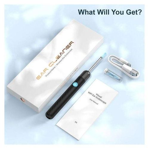 1080p Ear Wax Cleaner 1000w High Precision Ear Wax Removal Tool With Camera Led Wireless Otoscope Smart Ear Cleaning Kit