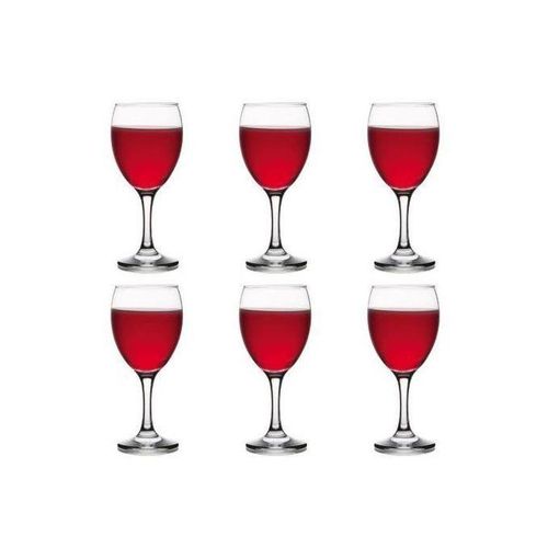 Set Of 6 Wine Glasses-Transparent