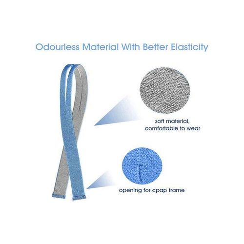 1pcs Replacement Headgear For Resmed Airfit P10 Nasal Pillow Cpap Straps With 2 Adjustment Clips