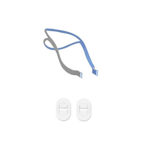 1pcs Replacement Headgear For Resmed Airfit P10 Nasal Pillow Cpap Straps With 2 Adjustment Clips