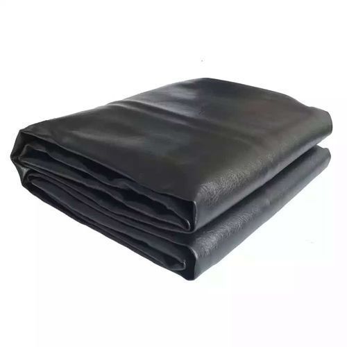 Zipped Leather Waterproof Mattress Cover - Black