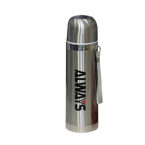 Always Hot & Cold Unbreakable Stainless Steel Flask  0.5L - Silver