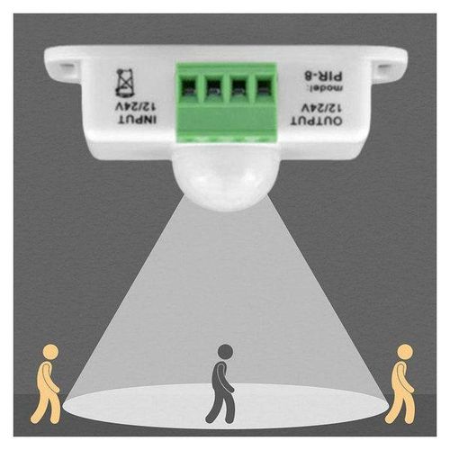 1pcs Dc 12v 24v 8a Automatic Adjust Motion Sensor Switch Ir Switch Module For Led Strip Lamp