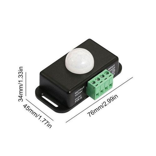 1pcs Dc 12v 24v 8a Automatic Adjust Motion Sensor Switch Ir Switch Module For Led Strip Lamp