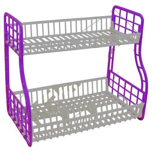 Kenpoly 2 Thrieves Plastic Dish Rack - Blue & White