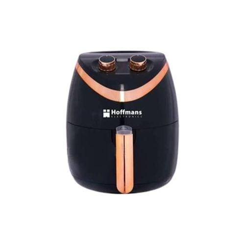 Hoffmans 6 Liters Airfryer With Advanced Technology For Frying Food With Or Without Oil-Black