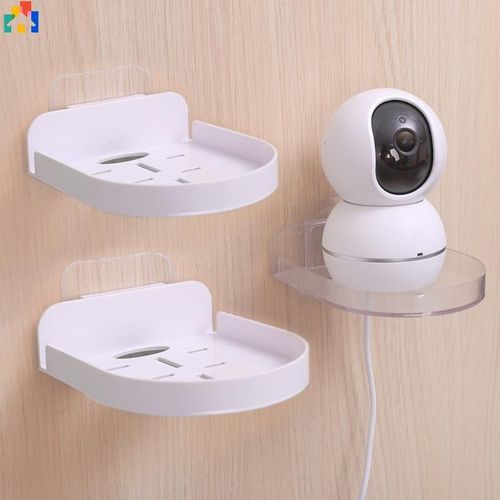 Simple Security Surveillance CCTV Camera Holder Stand Household Self-Adhesive Drill-free Fixer New Traceless Wall-Mounted Bracket