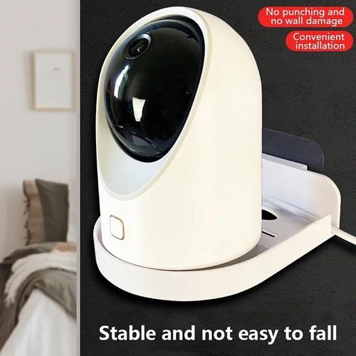 Simple Security Surveillance CCTV Camera Holder Stand Household Self-Adhesive Drill-free Fixer New Traceless Wall-Mounted Bracket