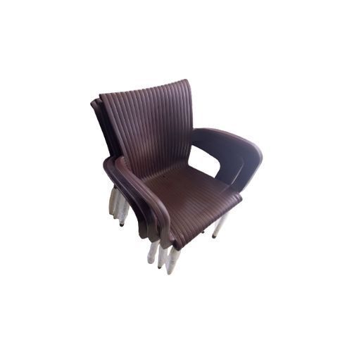 Plastic Confortable Chair - Brown