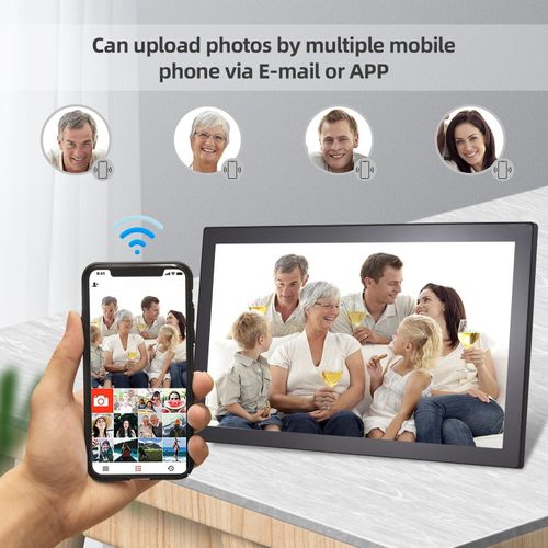 21.5-Inch WiFi Digital Photo Frame Cloud Digital Picture Frame - uk Ny