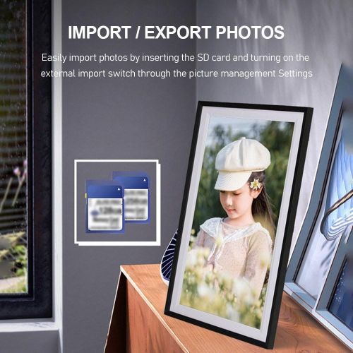 15.6-Inch WiFi Digital Photo Frame Cloud Digital Picture Frame - uk My