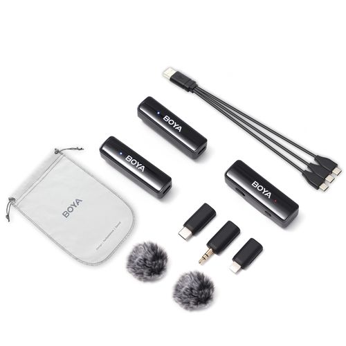 BOYA BOYALINK A2 2.4GHz Wireless Lavalier Microphone System