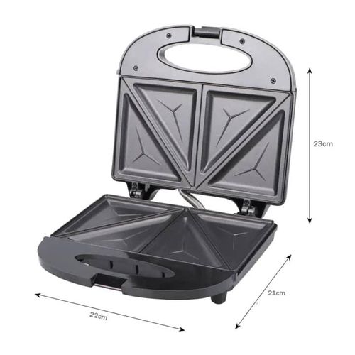 AVINAS 2 Slice Sandwich maker Non Stick Surface Bread Toaster Baker