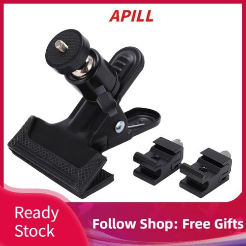 Apill Jacksing Clip Clamp Mount Metal Material Sports Camera Accessories For