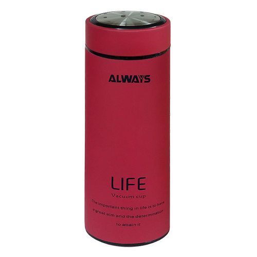 Always 450mls Always Life Slim And Quality Vacuum Bottle - Maroon
