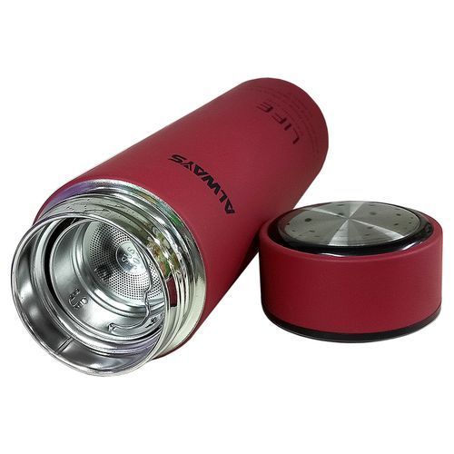 Always 450mls Always Life Slim And Quality Vacuum Bottle - Maroon