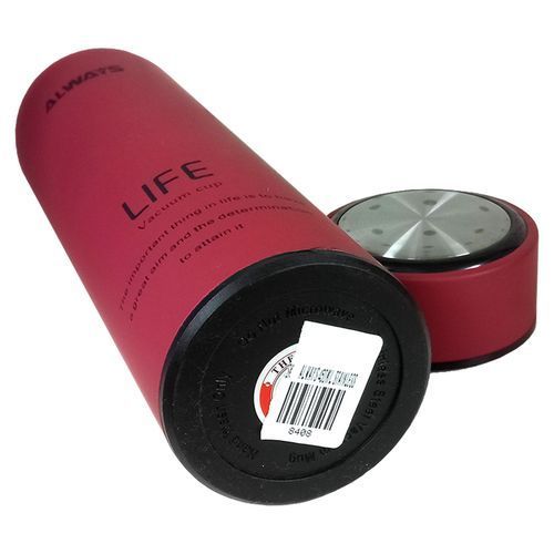 Always 450mls Always Life Slim And Quality Vacuum Bottle - Maroon