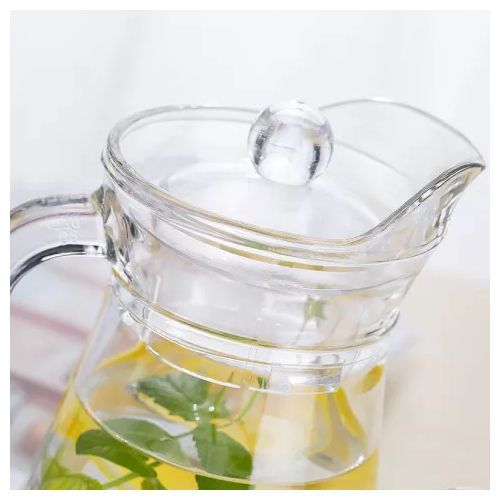 Beautiful Jug Pitcher For Storing And Pouring Drinks-Transparent