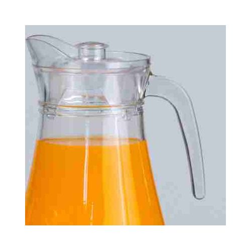 Beautiful Jug Pitcher For Storing And Pouring Drinks-Transparent