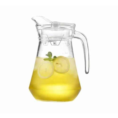Beautiful Jug Pitcher For Storing And Pouring Drinks-Transparent