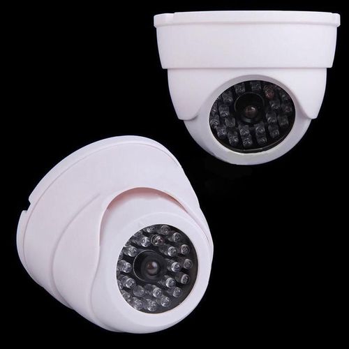 Dummy Fake Surveillance Security Dome Camera CCTV 30pcs Flashing LED Light White