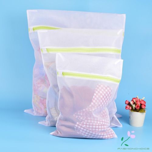 6pcs Mesh Clothes Underwear Bra Socks Laundry Bag For Washing Machine- White.