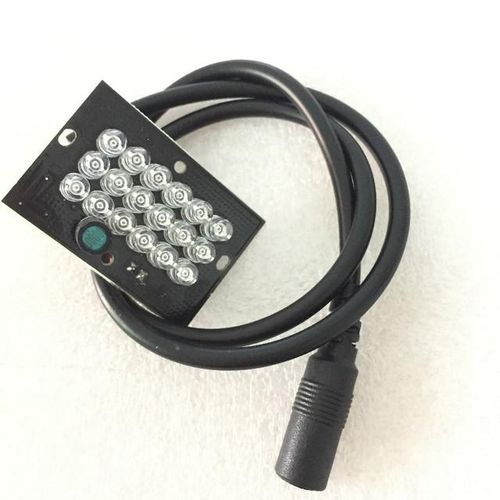 940nm 18pcs Transparent Ir Leds Board Dc12v Invisible No Red Exposure To Eye Ir Illuminator Accessories