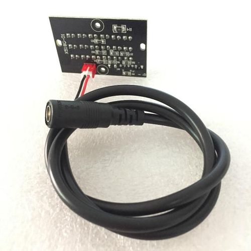 940nm 18pcs Transparent Ir Leds Board Dc12v Invisible No Red Exposure To Eye Ir Illuminator Accessories