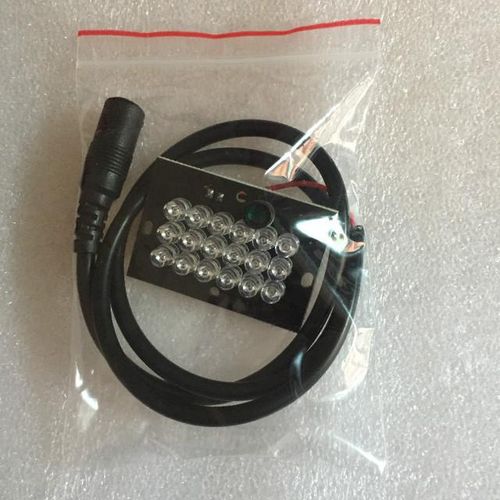 940nm 18pcs Transparent Ir Leds Board Dc12v Invisible No Red Exposure To Eye Ir Illuminator Accessories