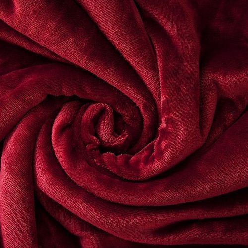 DoubleFace Soft Fleece Blanket Fit - Maroon