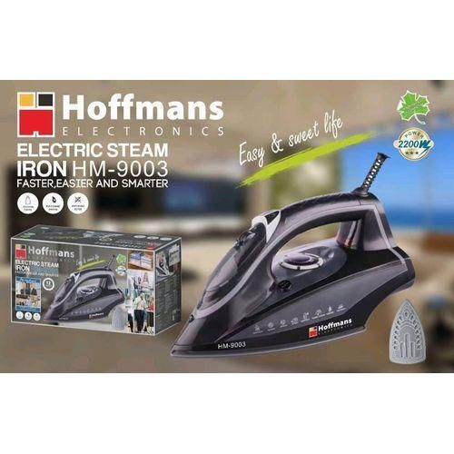 Hoffmans Steam And Dry Flat Iron - White, Black