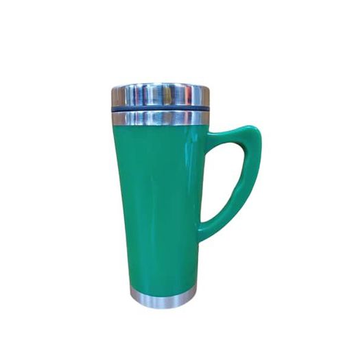 Thermo Mug - Green,Silver