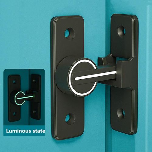 90 Degree 180 Degree Heavy- Door Lock Interior Door Bolt Luminous Bolt Old-Ed Surface-Mounted For Room Door Latch