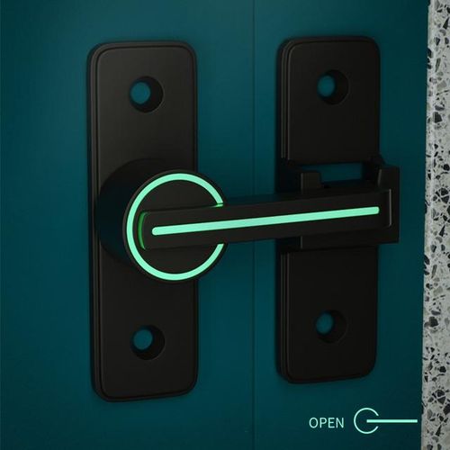 90 Degree 180 Degree Heavy- Door Lock Interior Door Bolt Luminous Bolt Old-Ed Surface-Mounted For Room Door Latch